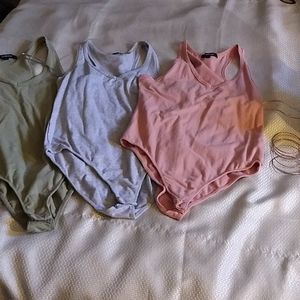 Lot of 3 tank body suits